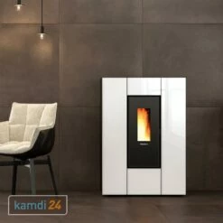 Extraflame Marilena Plus AD Crystal Pelletofen Weiß