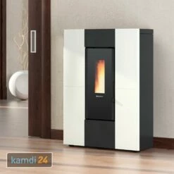 Extraflame Marilena Plus AD Pelletofen Stahl Weiss