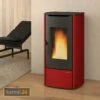 Extraflame Marina Idro H11 Wasserführender Pelletofen Stahl Bordeaux