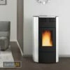 Extraflame Raffaella Idro H15 Wasserführender Pelletofen Stahl Weiß