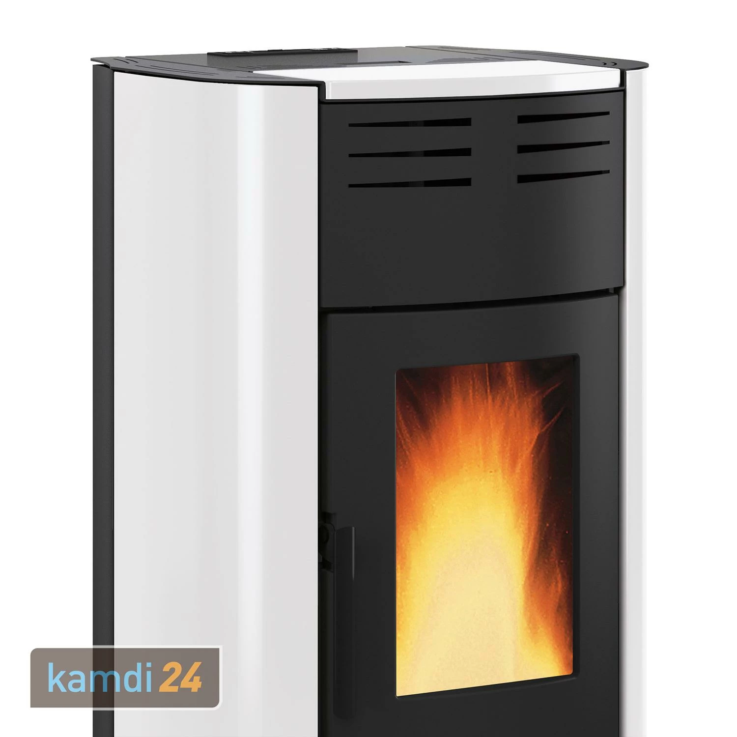 Extraflame Raffaella Idro H15 Wasserführender Pelletofen Stahl Weiß 5 Extraflame Raffaella Idro H15 Wasserführender Pelletofen Stahl Weiß – Bild 3