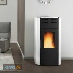 Extraflame Raffaella Idro H15 Wasserführender Pelletofen Stahl Weiß