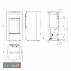 Extraflame Raffaella Idro H18 Wasserführender Pelletofen Stahl Elfenbein -Angebote Kamdi24 Store extraflame raffaella idro h18 wasserfuehrender pelletofen stahl elfenbein 22059 m 4