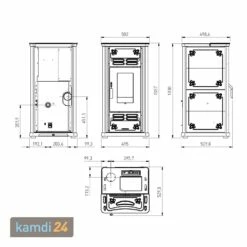 Extraflame Serafina Lux EVO Pelletofen Weiß 9 Extraflame Serafina Lux EVO Pelletofen Weiß -Angebote Kamdi24 Store extraflame serafina lux evo pelletofen weiss 22873 m 3