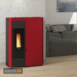 Extraflame Virna Idro Wasserführender Pelletofen Bordeaux