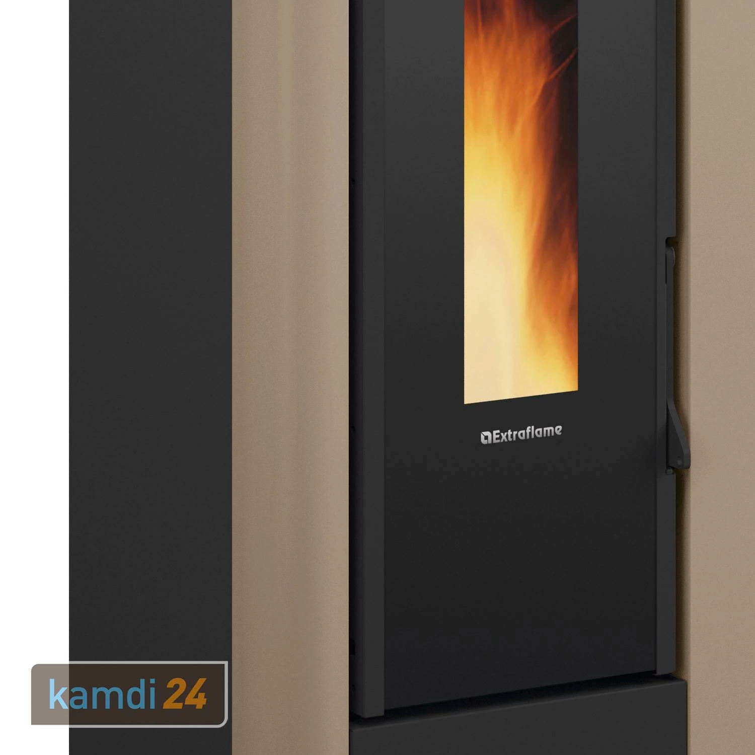 Extraflame Virna Idro Wasserführender Pelletofen Tortora 6 Extraflame Virna Idro Wasserführender Pelletofen Tortora – Bild 4