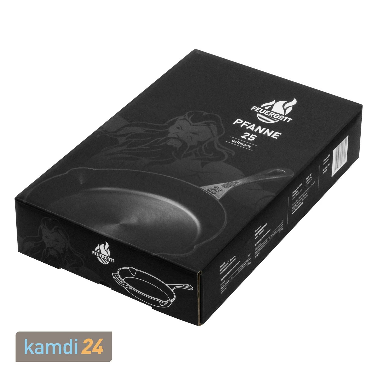 FEUERGOTT Feuerpfanne 25 Mit Stiel, Schwarz 12 FEUERGOTT Feuerpfanne 25 Mit Stiel, Schwarz – Bild 10