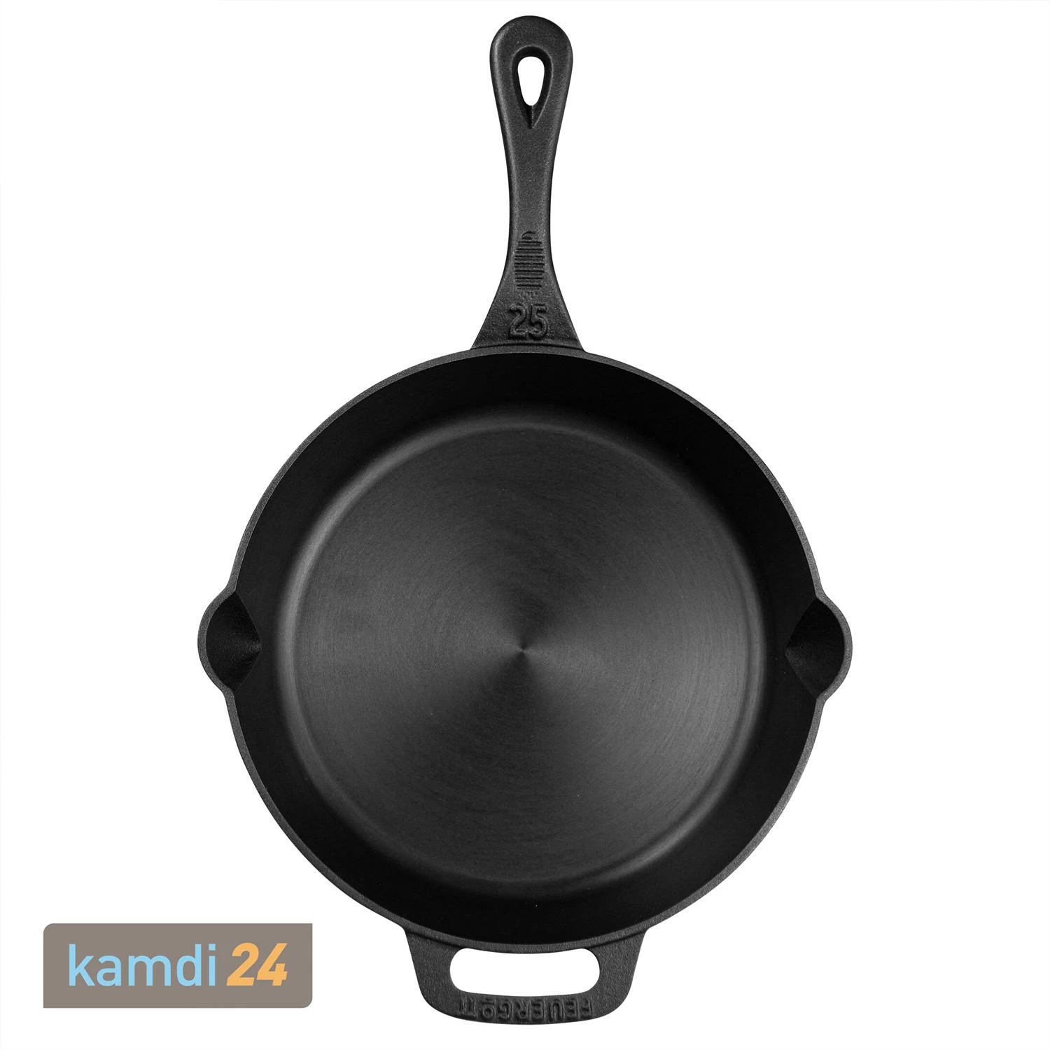 FEUERGOTT Feuerpfanne 25 Mit Stiel, Schwarz 3 FEUERGOTT Feuerpfanne 25 Mit Stiel, Schwarz