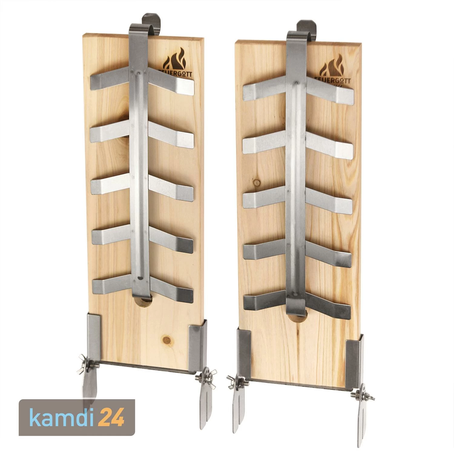 FEUERGOTT Flammlachsbrett Classic 2er-Set 3 FEUERGOTT Flammlachsbrett Classic 2er-Set
