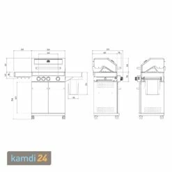Feuergott Gas-Grillstation Hektor 3B-S Inkl. Abdeckhaube -Angebote Kamdi24 Store feuergott gas grillstation hektor 3b s inkl abdeckhaube 25337 m 11