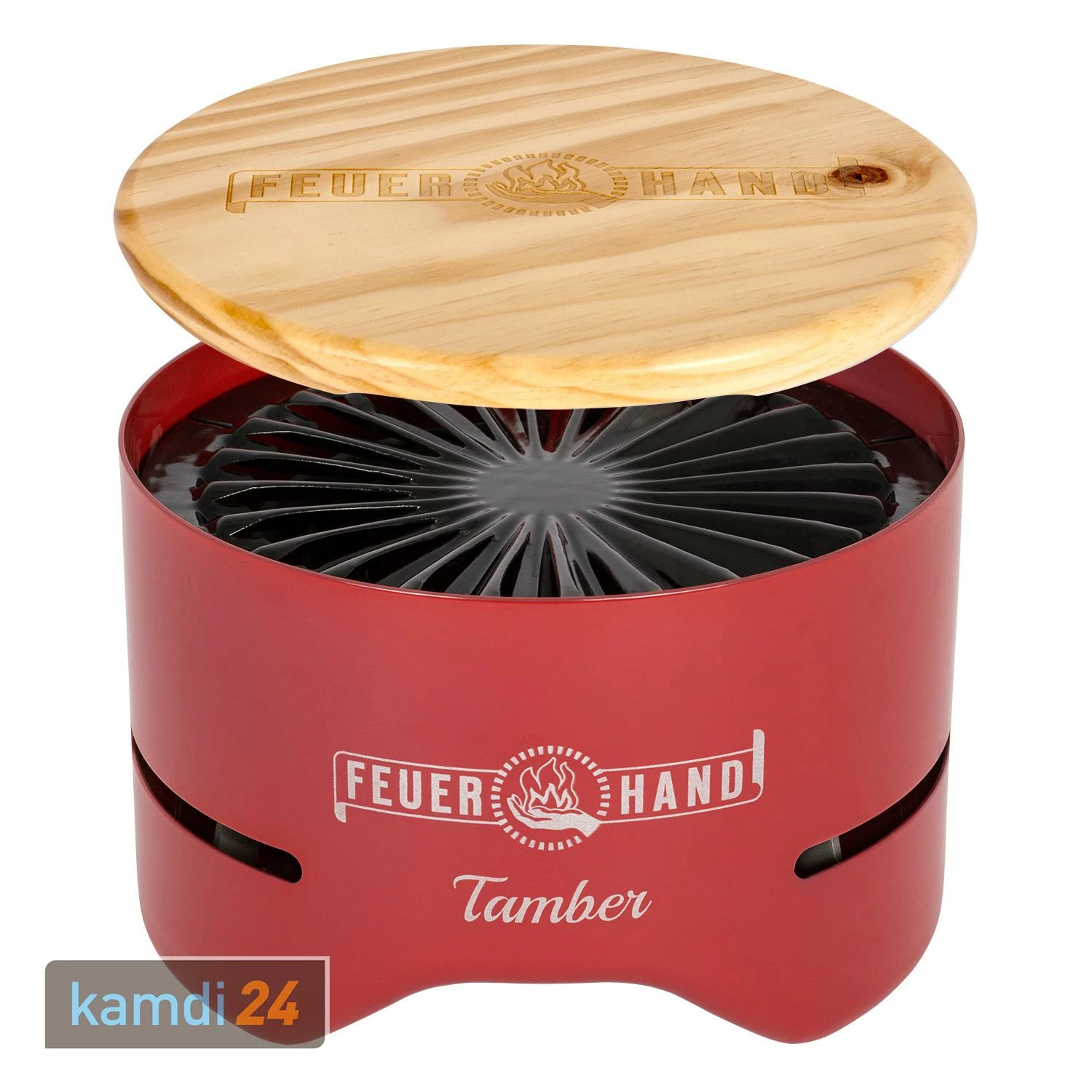 Feuerhand Tischgrill Tamber Rubinrot 4 Feuerhand Tischgrill Tamber Rubinrot – Bild 2