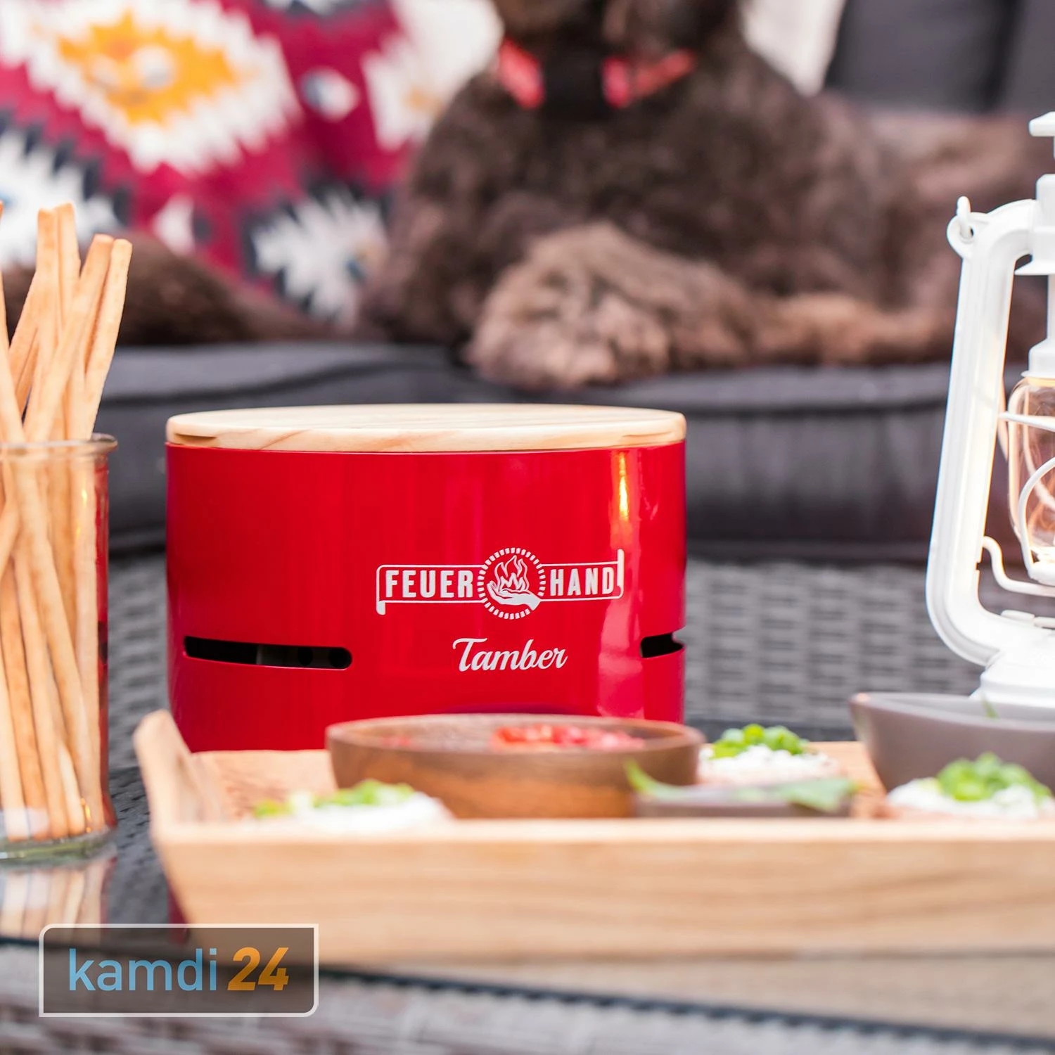 Feuerhand Tischgrill Tamber Rubinrot 11 Feuerhand Tischgrill Tamber Rubinrot – Bild 9