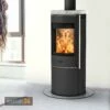Fireplace Elite Toronto Kaminofen Stahl Schwarz Mit Abdeckplatte Speckstein