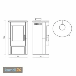 Fireplace Zaria Kaminofen Stahl Schwarz | Speckstein -Angebote Kamdi24 Store fireplace zaria kaminofen stahl schwarz speckstein 11393 m 6