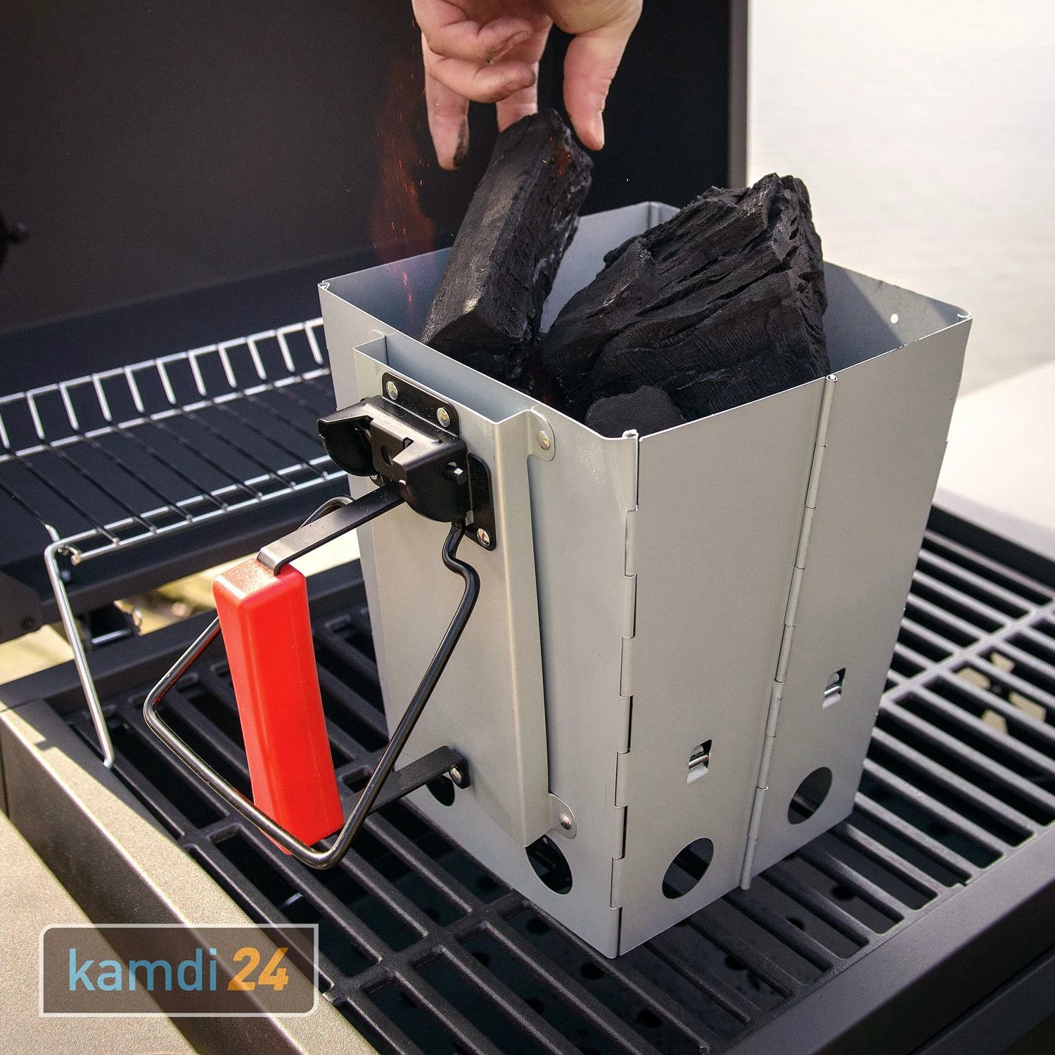 Grandhall Anzündkamin Klappbar 7 Grandhall Anzündkamin Klappbar – Bild 5