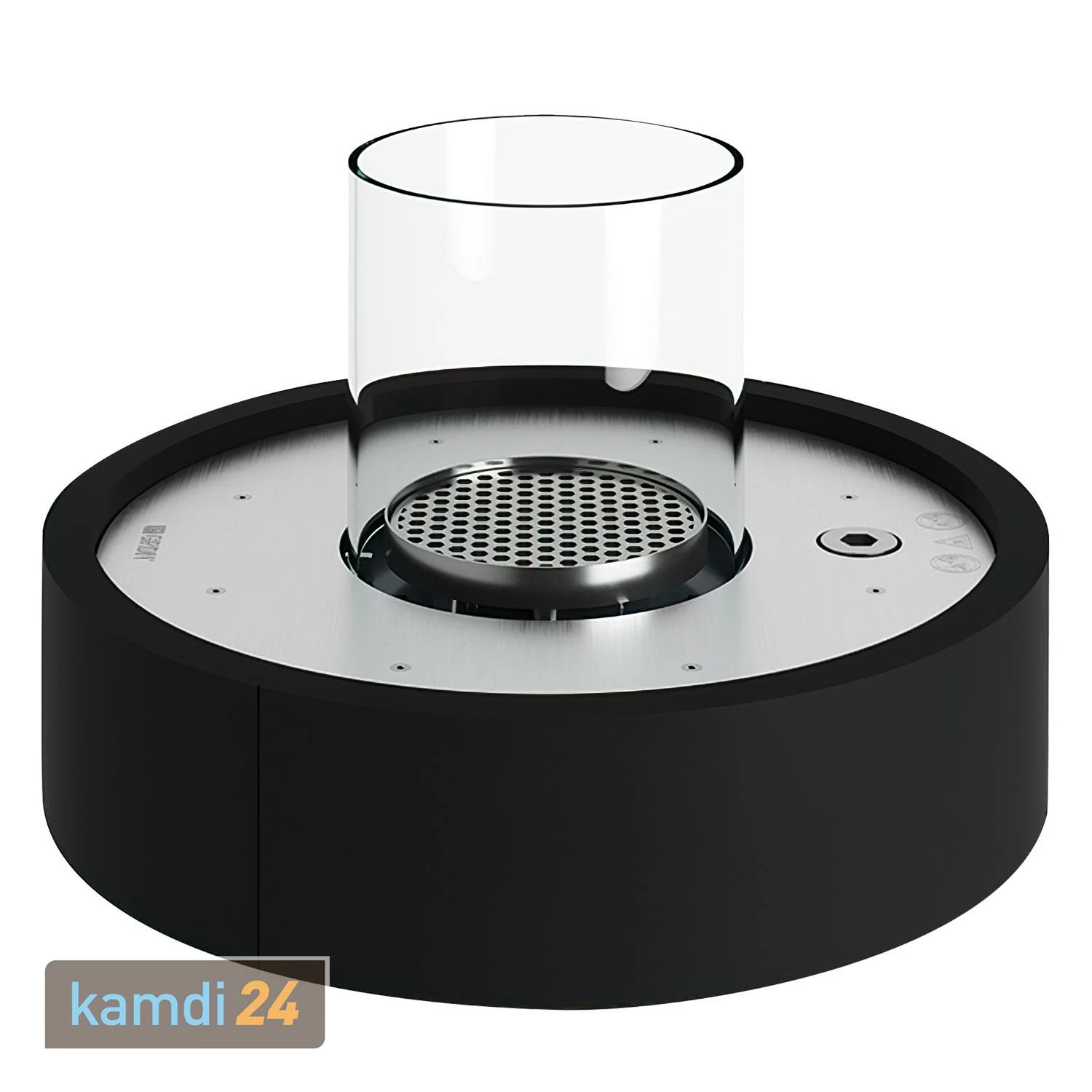 GRDN Circle L Tischkamin Schwarz 4 GRDN Circle L Tischkamin Schwarz – Bild 2