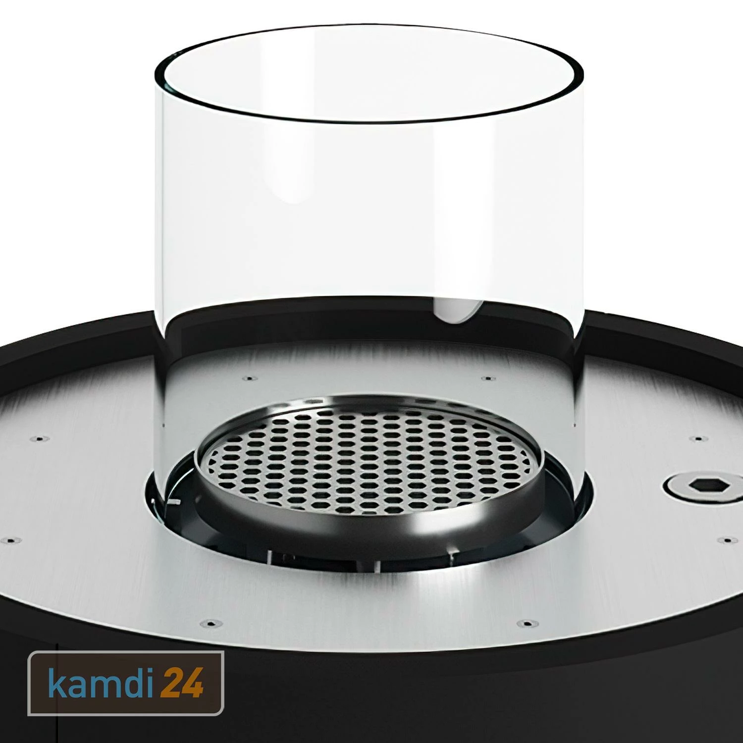 GRDN Circle L Tischkamin Schwarz 5 GRDN Circle L Tischkamin Schwarz – Bild 3