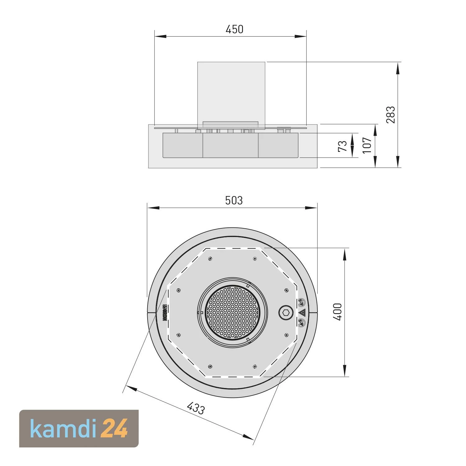 GRDN Circle L Tischkamin Schwarz 8 GRDN Circle L Tischkamin Schwarz – Bild 6