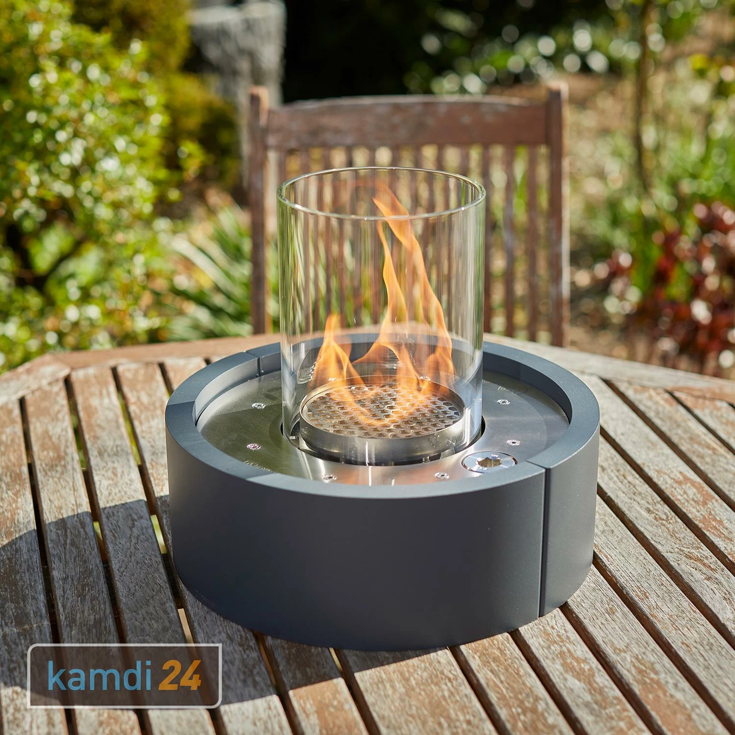 GRDN Circle M Tischkamin Anthrazit 7 GRDN Circle M Tischkamin Anthrazit – Bild 5