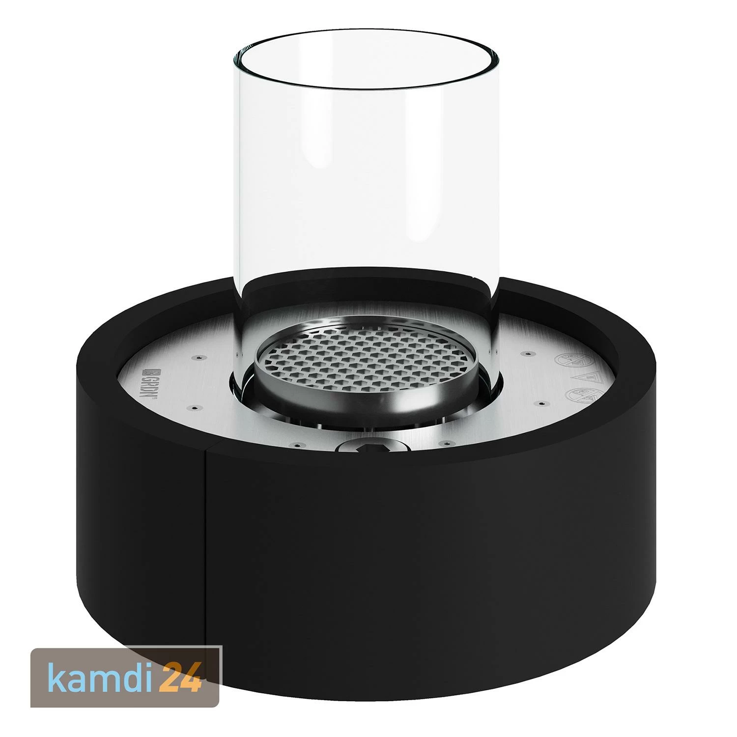 GRDN Circle M Tischkamin Schwarz 4 GRDN Circle M Tischkamin Schwarz – Bild 2
