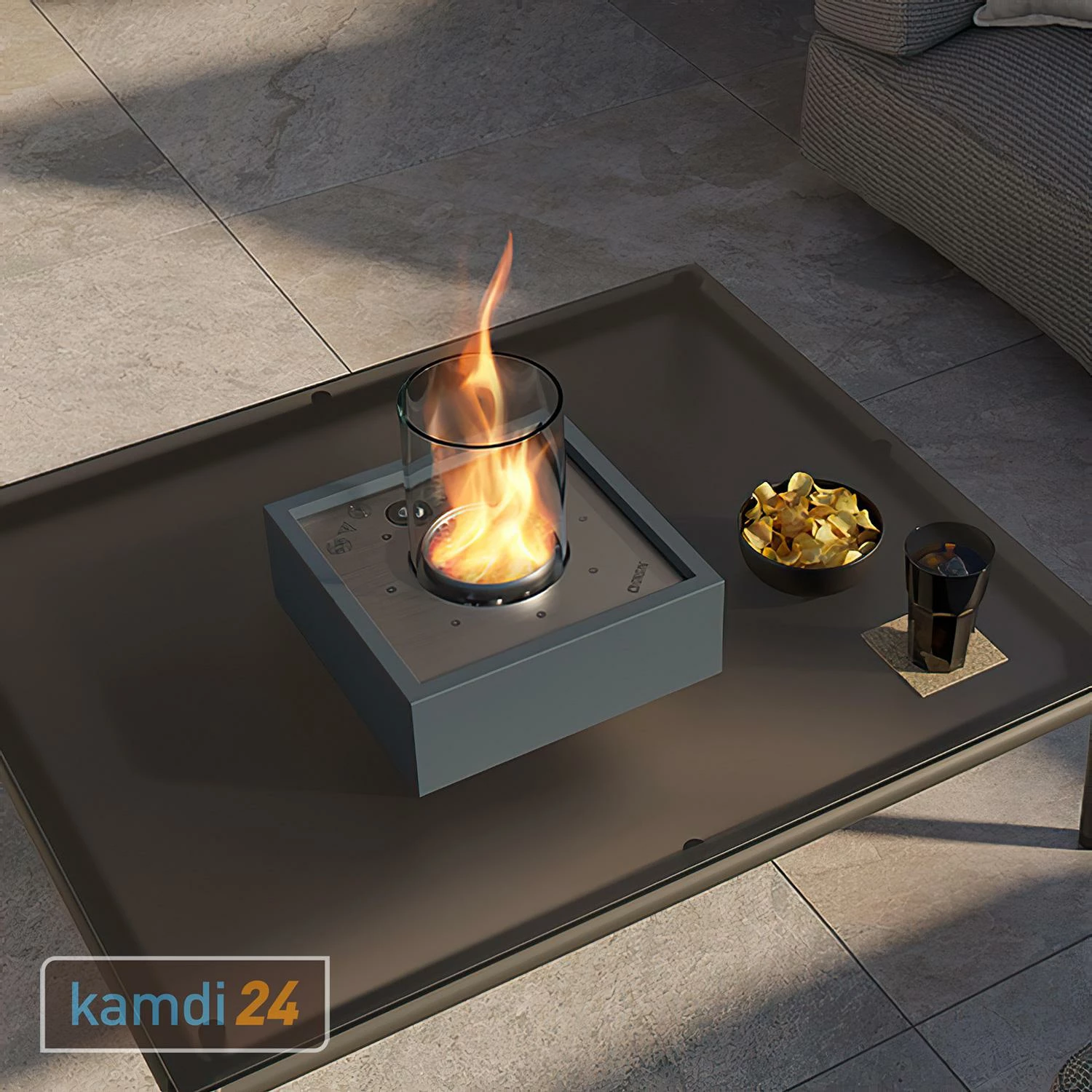 GRDN Circle-Q M Tischkamin Anthrazit 3 GRDN Circle-Q M Tischkamin Anthrazit