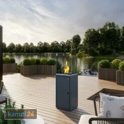 GRDN Fuora Q Outdoor-Kamin Anthrazit -Angebote Kamdi24 Store grdn fuora q outdoor kamin anthrazit 24031 m 2