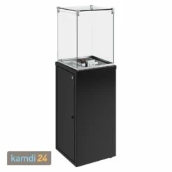 GRDN Fuora Q Outdoor-Kamin Nero