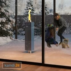 GRDN Kalayo Tubo-Q L FeuersÀule Edelstahl