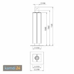 GRDN Kalayo Tubo-Q L Feuersäule Weiß -Angebote Kamdi24 Store grdn kalayo tubo q l feuersaeule weiss 24025 m 7