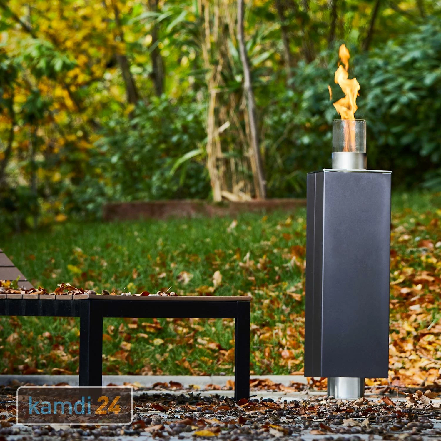 GRDN Kalayo Tubo-Q M Feuersäule Anthrazit 3 GRDN Kalayo Tubo-Q M Feuersäule Anthrazit