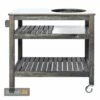 Grill Guru Grilltisch Compact Schwarz Lasiert
