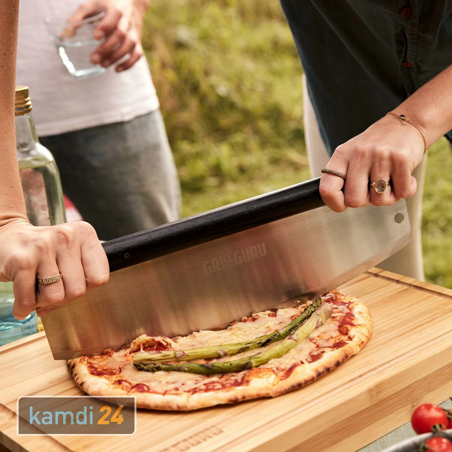 Grill Guru Pizzaschneider 4 Grill Guru Pizzaschneider – Bild 2