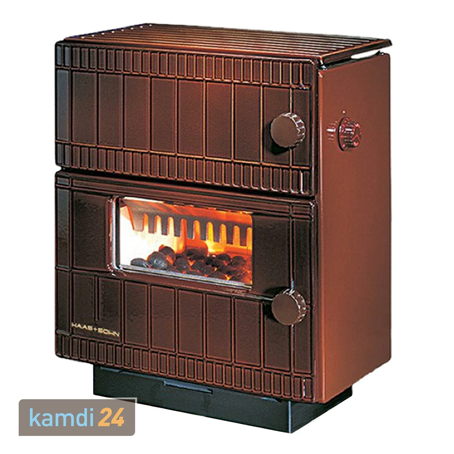 Haas+Sohn HSDB 1.0 Kaminofen / Dauerbrandofen 6 KW Braun 3 Haas+Sohn HSDB 1.0 Kaminofen / Dauerbrandofen 6 KW Braun