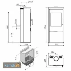 Haas+Sohn DK Lausitz Easy Kaminofen Perlschwarz / Quarzit Grau -Angebote Kamdi24 Store haassohn dk lausitz easy kaminofen perlschwarz quarzit grau 24923 m 8