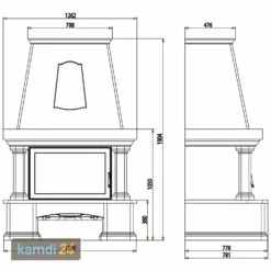 Haas+Sohn Genf III Kaminbausatz Ruivina -Angebote Kamdi24 Store haassohn genf iii kaminbausatz ruivina 6581 m 2