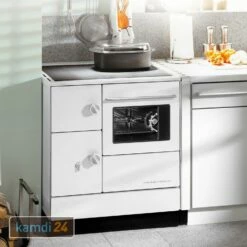 Haas+Sohn HA 75.5-A Küchenofen Weiß Backfach Rechts