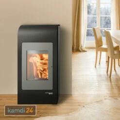 Haas+Sohn HSP 2.17 Home-II Pelletofen Top Und Front Perl-schwarz