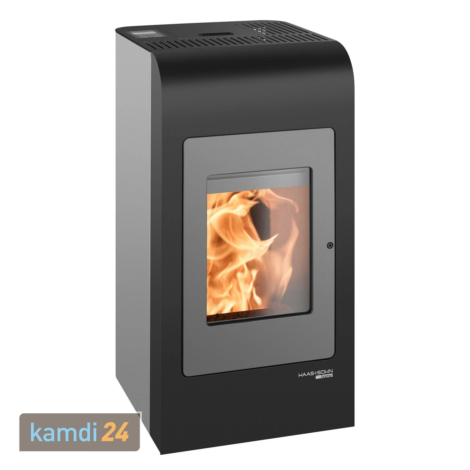 Haas+Sohn HSP 2.17 Home-II Pelletofen Top Und Front Perl-schwarz 4 Haas+Sohn HSP 2.17 Home-II Pelletofen Top Und Front Perl-schwarz – Bild 2