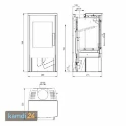 Haas+Sohn Rubus Easy Kaminofen Schwarz / Serpentino -Angebote Kamdi24 Store haassohn rubus easy kaminofen schwarz serpentino 5714 m 11