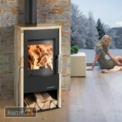 Haas+Sohn Rubus Easy Kaminofen Schwarz / Woodstone