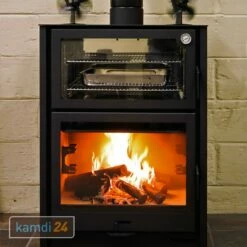 Hergom Arce Kaminofen Stahl Schwarz Mit Backfach -Angebote Kamdi24 Store hergom arce kaminofen stahl schwarz mit backfach 25184 m 4