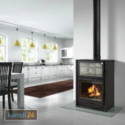 Hergom Arce Kaminofen Stahl Schwarz Mit Backfach -Angebote Kamdi24 Store hergom arce kaminofen stahl schwarz mit backfach 25184 m 5