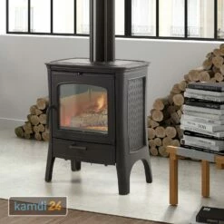 Hergom E20 Kaminofen Gusseisen Schwarz