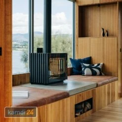 Hergom Glance LVP Kaminofen Gusseisen Schwarz