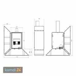 HS Flamingo Deluxe Kampa Kaminofen Creme Regal Links -Angebote Kamdi24 Store hs flamingo deluxe kampa kaminofen creme regal links 18893 m 11