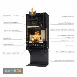 HS Flamingo Deluxe Pulau Kaminofen Creme -Angebote Kamdi24 Store hs flamingo deluxe pulau kaminofen creme 18982 m 9