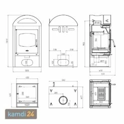HS Flamingo MELAND Kaminofen Beige -Angebote Kamdi24 Store hs flamingo meland kaminofen beige 5959 m 8