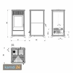 ITC Classica 2 Pelletofen Keramik Leder -Angebote Kamdi24 Store itc classica 2 pelletofen keramik leder m 4