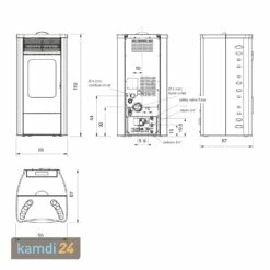 ITC Dida Idro Wasserführender Pelletofen Stahl Bordeaux -Angebote Kamdi24 Store itc dida idro wasserfuehrender pelletofen stahl bordeaux 11417 m 3