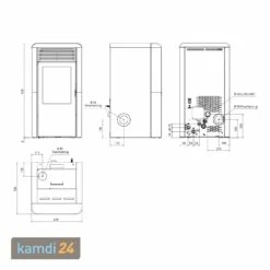 ITC Idropoint2 Wasserführender Pelletofen Cremeweiß -Angebote Kamdi24 Store itc idropoint2 wasserfuehrender pelletofen cremeweiss 24497 m 2